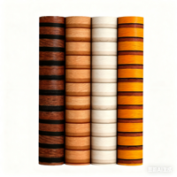 Papier peint de grille de rainure de grain de bois 3D imperméable autocollant amovible pelable et collable