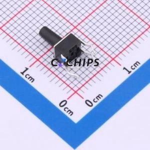 TS09-CBW1EH8.0 Tactile Switch Through hole-4P,4.5x4.5mm Switch Single Pole Single Throw Round Button 1.8N Through Hole - Product Image 2