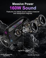Baffle bluetooth Avec Micro Sans Fil Altavoz De Karaoke Big Speakers Outdoor Dj Party Karaoke Speaker avec 2 Mic et bluetooth