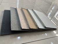 Sistema de Revestimiento de Pared Exterior Moderno, Personalizado, Ignífugo, de Piedra Natural Tallada en Metal, para Uso Comercial y Residencial