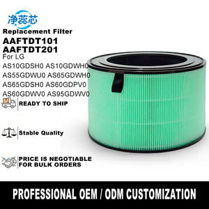 Filtre à charbon actif Hepa 2 en 1 AAFTDT101 AAFTDT201 pour <span class=keywords><strong>purificateur</strong></span> <span class=keywords><strong>d</strong></span>'<span class=keywords><strong>air</strong></span> <span class=keywords><strong>LG</strong></span> AS10GDSH0 AS10GDWH0 AS55GDWU0 AS65GDWH0 AS65GDSH0 - Product Image 1