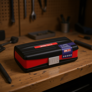 Caja de Herramientas 609 1/4 V1 Roja y Negra de Plástico para Organización de Herramientas en Talleres de Reparación - Product Image 3