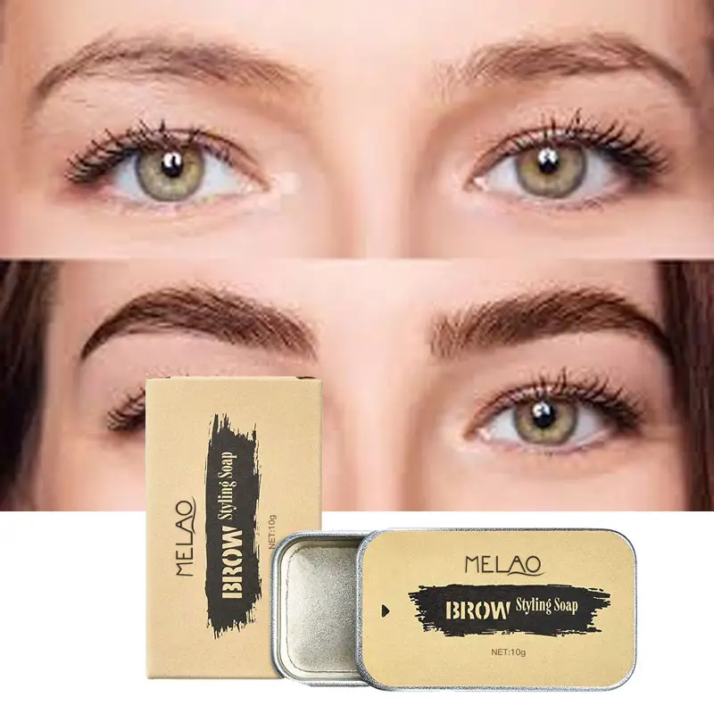Eyebrow Setting Gel 4D Brows Gel Long Lasting Waterproof Eyebrow Makeup Styling Eyebrow Soap Kit