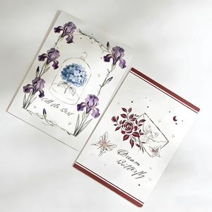 Tarjetas de Felicitación y Notas Personalizables al por Mayor de Estilo Europeo para Regalos y Mensajes de Agradecimiento - Product Image 1