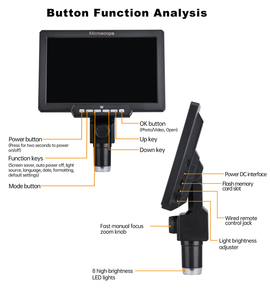 Microscope numérique <span class=keywords><strong>USB</strong></span> portable <span class=keywords><strong>2000X</strong></span> avec lumières LED pour l'inspection et la collection de bijoux de timbres de pièces - Product Image 6