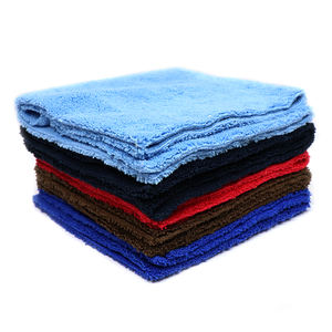 Panno a secco rapido in microfibra senza bordi da 400gsm lungo 40*40cm/asciugamano a pelo corto per la pulizia dell'auto - Product Image 6