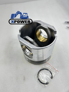 Piston articulé en deux parties avec axe 180-7352 132-6663 (1807352 1326663) pour moteurs d'excavatrice 3406E C15 C-15 - Product Image 2
