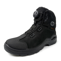 Chaussure de sécurité antidérapante haute performance MaxiTough en cuir nubuck imperméable avec embout en acier unisexe pour la randonnée et le travail