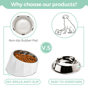 Wholesale <strong>Round</strong> Cat Basin Double Vacuum Custom <strong>Dog</strong> Food Stainless Steel <strong>Dog</strong> <strong>Bowl</strong> - Product Image 3
