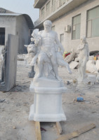 Wholesale Price High Quality Yard Decoration Sculpture Natural Marble Liberty Statues