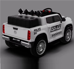 <span class=keywords><strong>Voiture</strong></span> électrique pour enfants LaiHong <span class=keywords><strong>Police</strong></span>, 2 places, télécommande, plastique, batterie 12v, pour enfants de 3 à 8 ans - Product Image 2