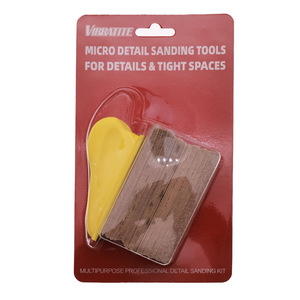 Papel de Lija Rectangular Flocado de 30*93mm, Amarillo, Grano Medio 80 # -600 #   Tiras de lijado para pulir muebles de madera OEM - Product Image 6
