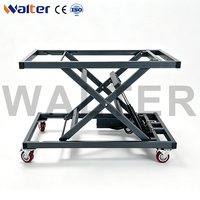 Table de travail réglable en hauteur pour soudage, équipée d'un système de levage hydraulique robuste, pour la fabrication