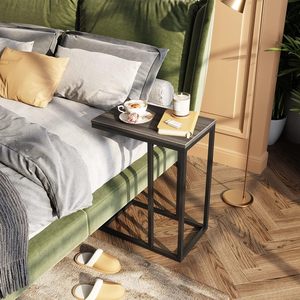 أثاث صغير حديث مربع طاولة قهوة خشبية شمالية فاخرة جانبية لغرفة المعيشة - Product Image 2