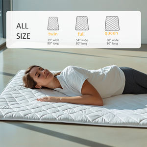 Colchón Futón Plegable Portátil Estilo Japonés con Funda de Algodón, Firmeza Media para Dormitorio, Hogar, Escuela, Hospital - Product Image 2