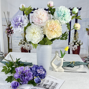QYY-MY fiori artificiali durevoli a buon mercato cina-Chic peonia promozione <span class=keywords><strong>fiore</strong></span> decorativo per la casa - Product Image 3