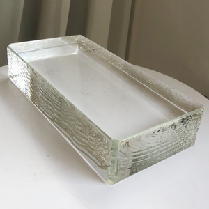 Jyg 240*115*48 Nóng Chảy Mặt Đất Tốt Hai Bên Rõ Ràng Rắn Pha <span class=keywords><strong>L</strong></span>ê Thủy Tinh Gạch Khối Các Tòa Nhà Tường Thủy Tinh Khối Nhà Trang Trí - Product Image 6