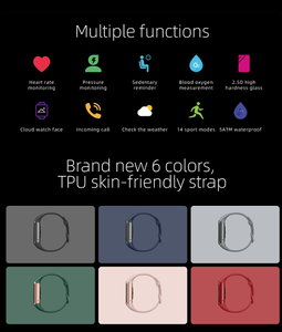 Alexa GT ban nhạc Smartwatch trợ lý bằng giọng nói thể thao chế độ Nhịp Tim Huyết áp Oxy giám sát người đàn ông Phụ Nữ Thông Minh đồng hồ - Product Image 6