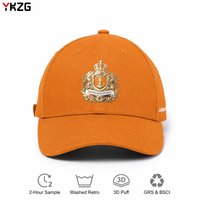 Gorra de Béisbol de 6 Paneles con Bordado de Ancla de Alta Calidad, Fabricada al por Mayor, de Algodón Negro, con Logotipo Personalizado