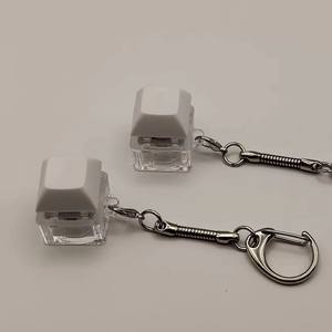 [Divertente portachiavi acrilico Fidget Ring] divertente portachiavi con tastiera in acrilico Fidget portachiavi anello borsa zaino <span class=keywords><strong>Charm</strong></span> amici - Product Image 5