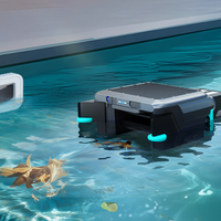 Addotron SE Nettoyeur de piscine robotisé automatique écologique sans fil intelligent avec filtre pour piscines hors sol
