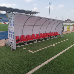 Refugio Móvil para Equipo de Fútbol de 6 Plazas, Banquillos para Fútbol con Asientos Tipo Cubeta para la Línea de los Reservas en Campos de Fútbol PY-ZBB-6 - Product Image 6