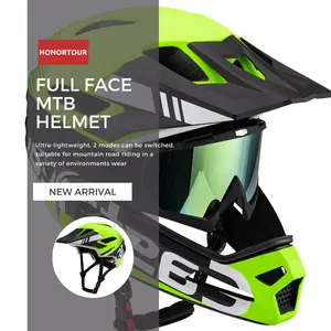 Honortour Capacete de segurança para bicicleta, capacete integral de alta qualidade para ciclismo e moto, capacete para uso em corrida