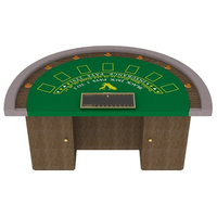 YH Macao Casino Table de blackjack Table de poker personnalisée Ensemble de tables de jeu de casino électronique de luxe