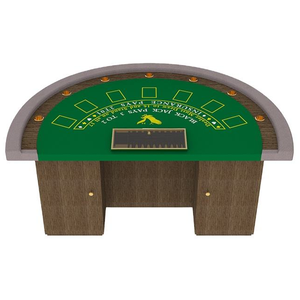 YH <span class=keywords><strong>Macau</strong></span> <span class=keywords><strong>Casino</strong></span> ชุดโต๊ะแบล็คแจ็คที่กำหนดเอง, ชุดโต๊ะเล่นการพนันอิเล็กทรอนิกส์หรูหรา - Product Image 4