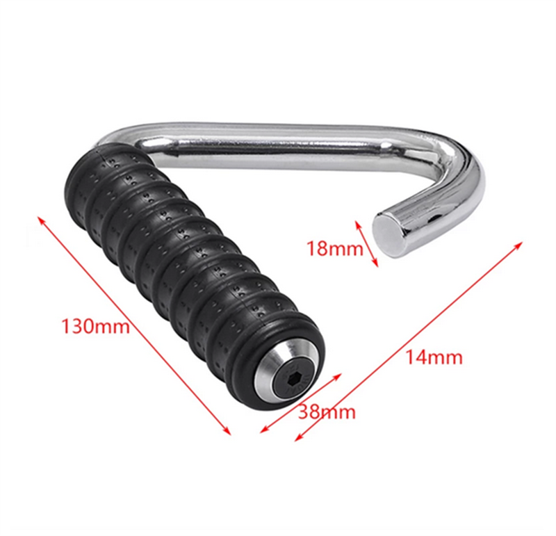 Set 2 Maniglie Per Fascia Di Resistenza Con Moschettoni - Impugnature Palestra In Nylon E PP - Supporto 260 Kg