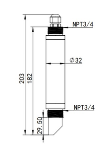 Capteur de turbidité en ligne IP68 pour les tests de qualité de l'eau pour les eaux souterraines des eaux usées - Product Image 4