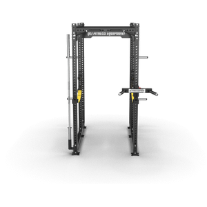 Rack de Potencia Comercial Profesional QLI QPR265 de Acero Reforzado para Levantamiento de Pesas, Jaula para Sentadillas, Entrenamiento de Cuerpo Completo y Fuerza, con Elementos de Madera - Product Image 3