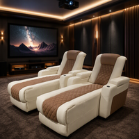 Chaise de salon design spécial meubles de cinéma maison salle multimédia canapé de cinéma électrique dossier inclinable sièges de film inclinables
