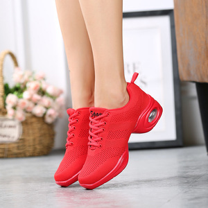 Chaussures <span class=keywords><strong>de</strong></span> <span class=keywords><strong>danse</strong></span> <span class=keywords><strong>hip</strong></span>-<span class=keywords><strong>hop</strong></span> et jazz pour femmes, baskets sportives modernes avec ventilation en mesh, respirantes, chaussures <span class=keywords><strong>de</strong></span> sport pour femmes - Product Image 5