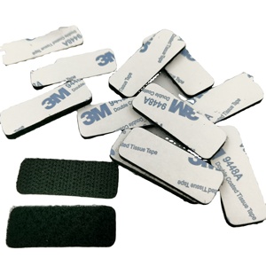 Bande auto-adhésive en nylon 100% résistante à la chaleur, super adhésive, points/carrés en velcro industriels 3M 9448A - Product Image 1