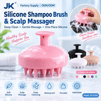 Shampooing brosse Silicone cheveux cuir chevelu épurateur exfoliant pour les pellicules tête cuir chevelu masseur pour la croissance des cheveux humide sec cuir chevelu brosse