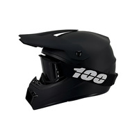 Casque de moto tout-terrain pour adulte, homologué DOT, intégral, pour VTT, descente, karting, avec visière amovible