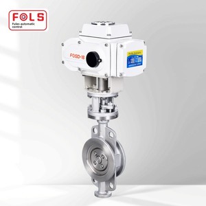 Vanne papillon électrique à opercule, modèle FLD971H-16P, tout en acier inoxydable, joint rigide, haute température, pour la lutte contre les incendies et l'industrie - Product Image 3