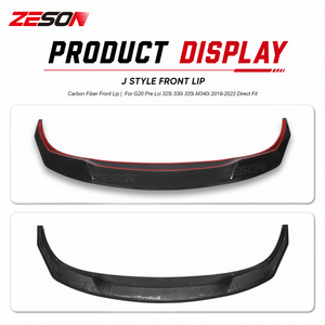 Alerón Delantero de Fibra de Carbono Real Estilo J para <span class=keywords><strong>BMW</strong></span> Serie 3 G20 325i 330i <span class=keywords><strong>335i</strong></span> M340i 2019-2022 - Product Image 3