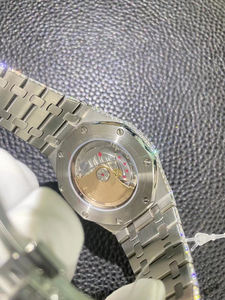 Montre mécanique pour homme personnalisée en gros avec moissanite VVS - Product Image 4