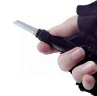 Sifflet de sauvetage extérieur en alliage d'aluminium EDC outil d'urgence défense aérienne civile couteau de survie Express multifonction