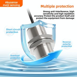 Akusense TDF18-08HO Tuyến Tính Gần Chuyển Đổi Cảm Biến Cho M30 2-Dây Cảm NPN Đầu Ra 5-16V IP67 Thép Không Gỉ 5-16Mm Cảm Biến - Product Image 5