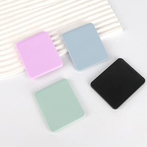 Wholesale Custom Logo High-Definition Magnifying Portable Handheld Folding Double-Sided Square Pocket Cosmetic <b>Mirror</b> <b>Compact</b> - Product Image 2