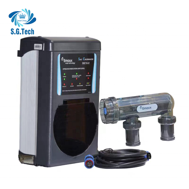 Water Crown Salt Water Chlorinator Electrolysis Chlorine Generator for Swimming Pool Circulation Disinfection