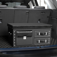 Boîte de rangement pour voiture, organisateur de coffre de voiture, organisateurs de voiture grande capacité, cuir de qualité supérieure, fabricant universel, compatible avec SUV, berline, MPV