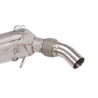Edelstahl-Hitzeschild Hochleistungs-Downpipe Performance-Rennabgasanlage für BMW 1er Serie F70 118