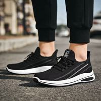 Chaussures de course pour hommes en promotion – Lacets, maille respirante, confortables, semelle intermédiaire souple en EVA, tendance mode printemps-été