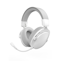 Headset Nirkabel Hi-Fi Suara Berkualitas Tinggi Baru, Daya Tahan Baterai Lebih Lama, 4 Mode Headset Gaming dengan Mikrofon untuk PC Gaming
