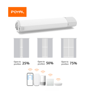 Cuộc sống thông minh Google điều khiển từ xa nhôm Rèm theo dõi thông minh Rèm trình điều khiển thiết lập tự động pháp rèm cửa sổ thanh - Product Image 4