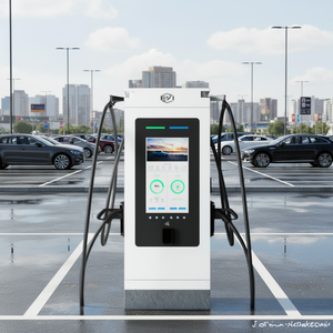 EVI 60KW DC snellaadstation met 32-inch HD reclame-scherm, dubbele opbrengst voor commerciële scenario's, OEM/ODM - Product Image 2